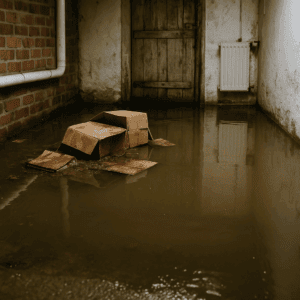 Feuchtigkeitsschäden - Keller unter Wasser und keiner Schuld