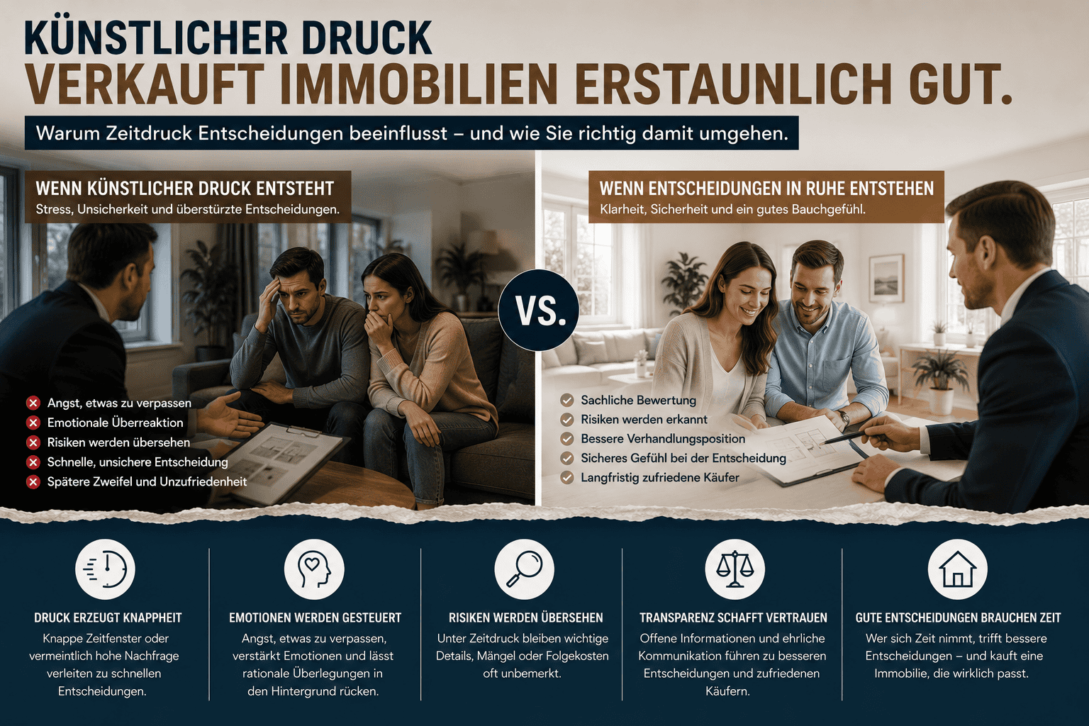 „Für die Immobilie gibt es bereits mehrere Interessenten.“ Eine Aussage, die bei Besichtigungen fast schon zum Standard geworden ist. Und natürlich kann das tatsächlich stimmen.