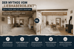 &bdquo;Das ist ein echtes Liebhaberobjekt.&ldquo;&nbsp;Ein Satz, der in Immobilienanzeigen erstaunlich h&auml;ufig auftaucht. Und gleichzeitig einer der Begriffe, bei denen viele Interessenten inzwischen sofort skeptisch werden.
