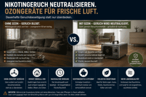 Nikotingeruch kann sich hartnäckig in Räumen festsetzen und diese unbewohnbar machen. Viele Menschen sind von der Herausforderung betroffen, die durch Zigarettenrauch hinterlassenen Gerüche zu beseitigen. Eine effektive Methode, um diesen unangenehmen Geruch dauerhaft zu neutralisieren, sind Ozongeräte. Nikotingeruch kann sich hartnäckig in Räumen festsetzen und diese unbewohnbar machen. Viele Menschen sind von der Herausforderung betroffen, die durch Zigarettenrauch hinterlassenen Gerüche zu beseitigen. Eine effektive Methode, um diesen unangenehmen Geruch dauerhaft zu neutralisieren, sind Ozongeräte.