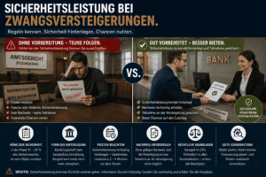 In Deutschland sind Zwangsversteigerungen ein häufiges Mittel, um die Forderungen von Gläubigern durchzusetzen. Dabei spielt die Sicherheitsleistung eine entscheidende Rolle, die oft im Vorfeld hinterlegt werden muss. In Deutschland sind Zwangsversteigerungen ein häufiges Mittel, um die Forderungen von Gläubigern durchzusetzen. Dabei spielt die Sicherheitsleistung eine entscheidende Rolle, die oft im Vorfeld hinterlegt werden muss.