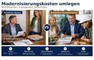 Haben Sie sich schon gefragt, wie Sie Modernisierungskosten rechtssicher und transparent weitergeben können? Die Modernisierungsumlage berechnen gehört zu den wichtigsten Aufgaben für Vermieter Haben Sie sich schon gefragt, wie Sie Modernisierungskosten rechtssicher und transparent weitergeben können? Die Modernisierungsumlage berechnen gehört zu den wichtigsten Aufgaben für Vermieter