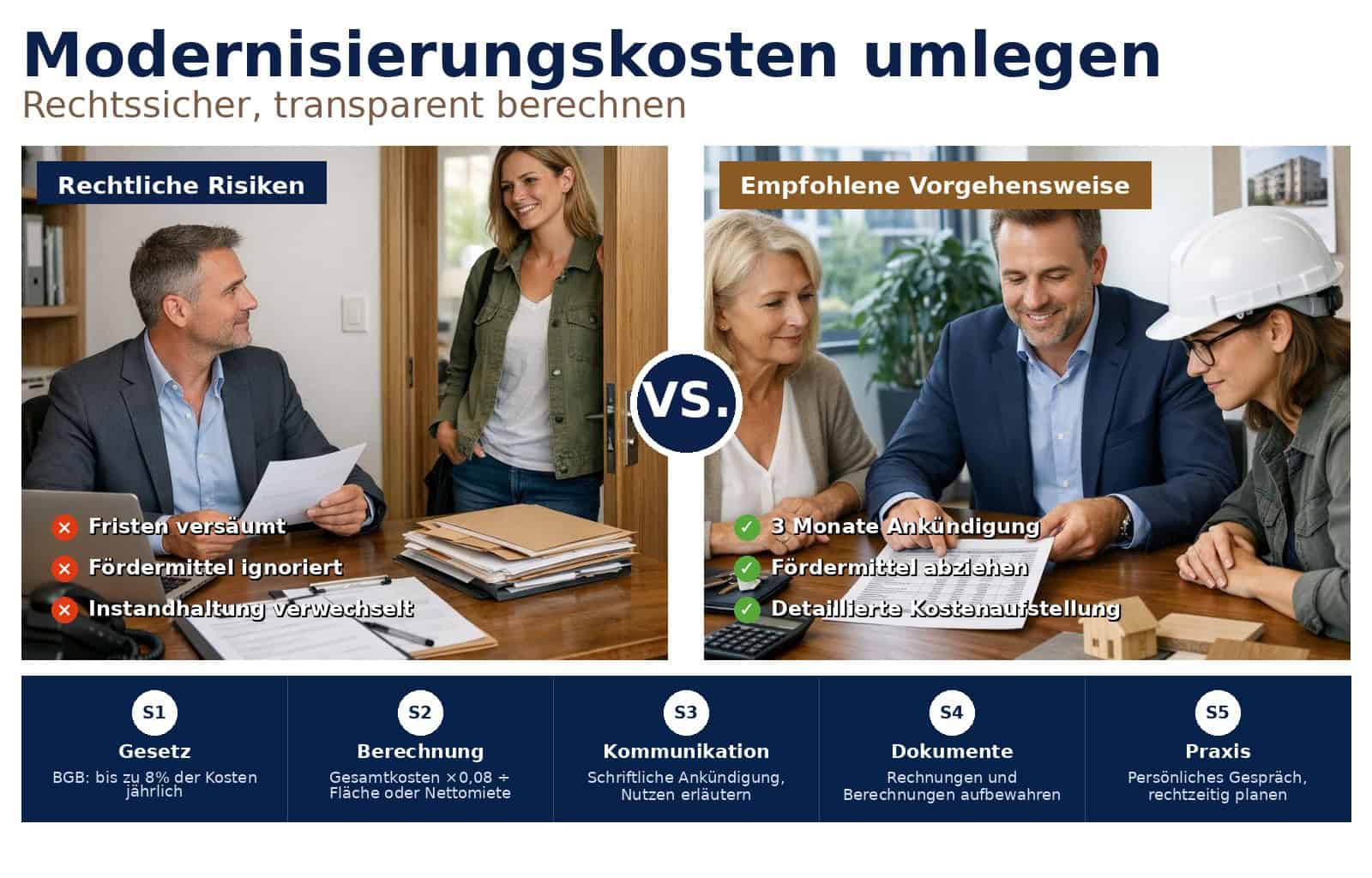 Haben Sie sich schon gefragt, wie Sie Modernisierungskosten rechtssicher und transparent weitergeben können? Die Modernisierungsumlage berechnen gehört zu den wichtigsten Aufgaben für Vermieter