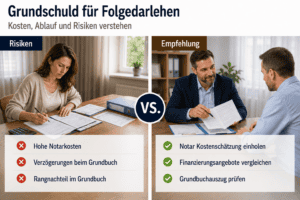 Planen Sie ein Folgedarlehen und überlegen, Ihr Grundstück mit einer Grundschuld zu belasten? Die Frage nach den Grundschuld eintragen Kosten gehört zu den ersten, die Eigentümer und Investoren stellen. Planen Sie ein Folgedarlehen und überlegen, Ihr Grundstück mit einer Grundschuld zu belasten? Die Frage nach den Grundschuld eintragen Kosten gehört zu den ersten, die Eigentümer und Investoren stellen.