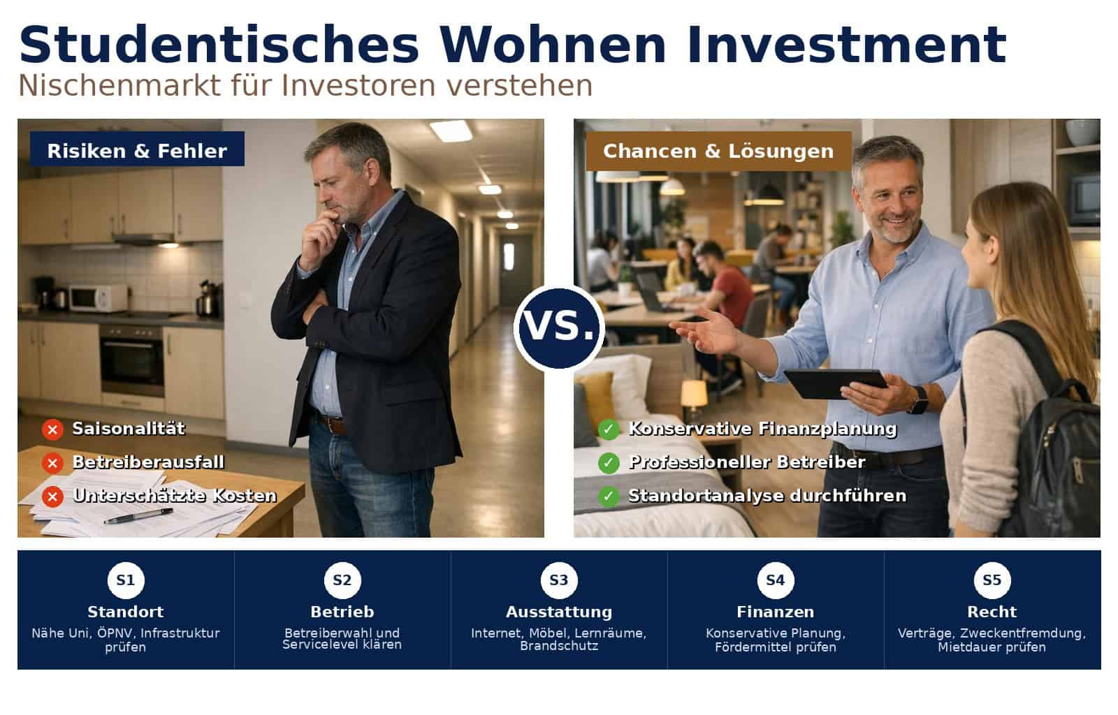 Studentenwohnheim Investment: Chancen für Rendite, stabile Nachfrage und Betreiberkonzepte. Praxisnahe Tipps zu Standort, Finanzierung und Management.