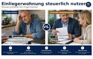 Einliegerwohnung steuerlich absetzen: Praxistipps zu AfA, Kostenaufteilung, Werbungskosten, Mietvertrag und konkreten Beispielen f&uuml;r Eigent&uuml;mer und Vermieter.